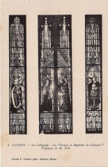 Uzeste - cathédrale vitraux 2