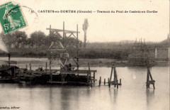 Castets-en-Dorthe - Pont en construction 3