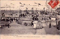 Arcachon - place Thiers et la Jetée 3 -
													33 Gironde
												