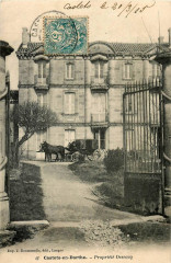 Castets-en-Dorthe - château Descacq
