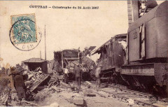 Coutras - accident ferroviaire 1907 1 -
													33 Gironde
												