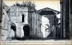 La Sauve - Abbaye - clocher Chevet 2