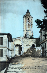 La Sauve - Abbaye clocher 1e