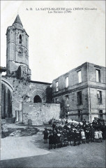 La Sauve - Abbaye clocher 1g