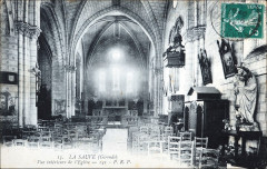 La Sauve-Majeure - église St Pierre nef 2