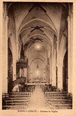 Sorde-l'Abbaye - église intérieur 2a