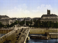 Place du Chatelet, Paris, France, ca. 1890-1900