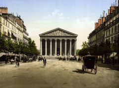 The Madeleine, and rue Royale, Paris, France, ca. 1890-1900