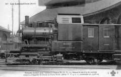 Locomotive-fourgon Cage a poules