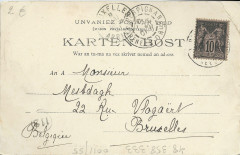 Romantic Bretagne postcard.backside