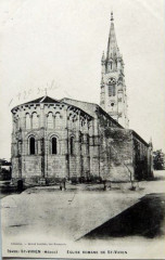 Saint-Vivien de Médoc - église vers 1905 -
													33 Gironde
												