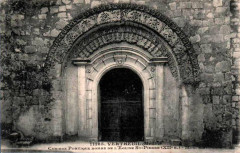 Vertheuil - église - portail sud -
													33 Gironde
												