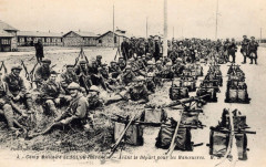 Camp de Souge - Avant départ pour manoeuvres