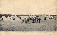 Camp de Souge - Tentes sur la sable