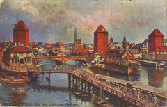 Strassburg, Bei den gedeckten Brucken. (167B) (NBY 420364)