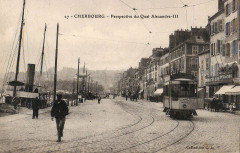 Cl 27 - Cherbourg - Perspective du Quai Alexandre-Iii