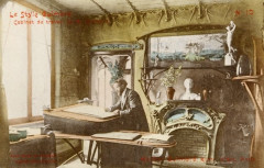 H. Guimard dans son atelier du Castel Béranger