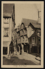 Carte postale ancienne Dinan Rue de l'Apport France
																	 à Dinan
								