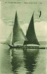 CPA~Barque du Léman