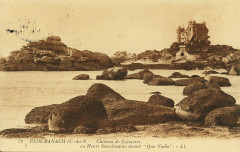 Trégastel - Château de Costaérès où Henri Sienkiewicz écrivit Quo Vadis à Trégastel