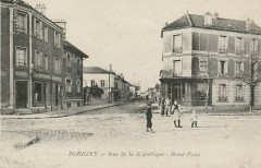 Bobigny.Rue de la République.Rond-point -
													93 Seine Saint Denis
												