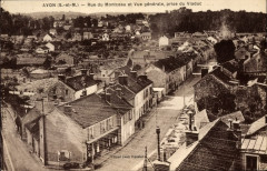 Avon (S.-et-M.) - Rue du Montceau et Vue générale prise du viaduc -
													77 Seine et Marne
												
