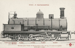 Cccc - Ff 8 - Les Locomotives (Nord) - Machine No. 849