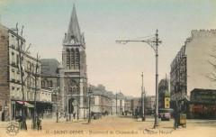 Saint-Denis.Boulevard de Chateaudun.Eglise Neuve -
													93 Seine Saint Denis
												
