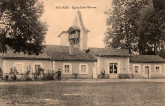 Belhade (Landes) - L'église Saint-Vincent 2 -
													33 Gironde
												