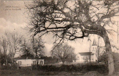 Arue (Landes) - église et presbytère