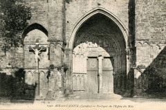 Aire-sur-l'Adour - église du Mas - portail -
													33 Gironde
												