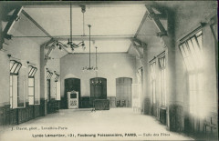 Paris, lycée Lamartine (carte postale J David)