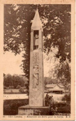 Uza (Landes) - monument aux morts 1 -
													33 Gironde
												