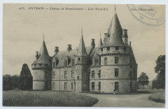 1963. Antrain. Château de Bonnefontaine, côté Nord-Est.