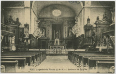 4292. Argentré-du-Plessis(I.-et-V.). Intérieur de l'église.