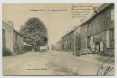 Aubigné (I.-et-V.). La route d'Andouillé -
													35 Ille et Vilaine
												