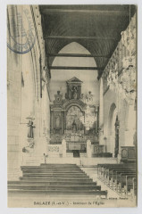 Balazé (I.-et-V.). Intérieur de l'église.