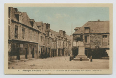 9. Bazouges-la-Pérouse (I.-et-V.). La place et le monument aux morts 1914-1918