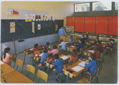 17.058. Préventorium Rey-Leroux. Le Carrefour. Maison d'enfants à caractère sanitaire de type permanent. 35 La Bouëxière. Une salle de classe