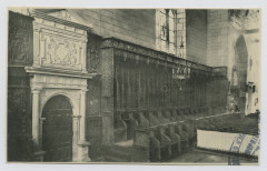 [Intérieur de l'Eglise de Champeaux, les Stalles.]