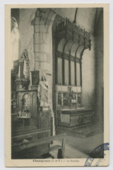 Champeaux (I.-et-V.) - Le Retable.