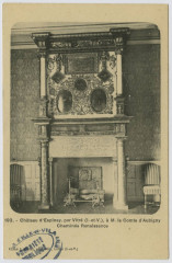 193. - Château d'Espinay, par Vitré (I.-et-V.), à M. le Comte d'Aubigny. Cheminée Renaissance.