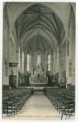 1700 - Chateaugiron (I.-et-V.). - intérieur de l'Eglise.