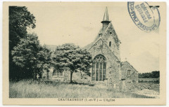 Chateauneuf (I.-et-V.) - L'église.