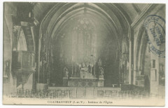 Chateauneuf (I.-et-V.) - Intérieur de l'Eglise.