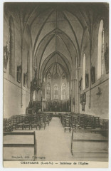 Chavagne (I.-et-V.) _ Intérieur de l'Eglise.