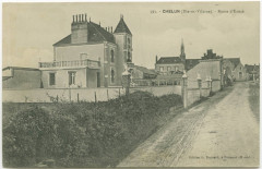593. - Chelun (Ille-et-Vilaine). - Route d'Eancé.
