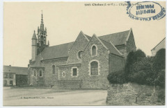 3293. Chelun (I.-et-V.) _ L'Eglise et la Place.