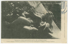 Vestibule du Château de Clayes (I.-et-V.), à M. le Comte de Palys - L'Amour vainqueur, de Falconnet, commandé par Louis Xv pour Mme de Pompadour (C