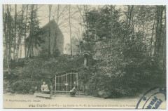 4044. Coglès (I.-et-V.) - La Grotte de N.-D. de Lourdes et la Chapelle de la Potelais.